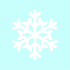 Snowflake Icon Vector Isolated. snow season