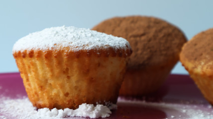 chocolate cake with cream