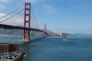 Golden Gate Bridge in San Francisco California, USA