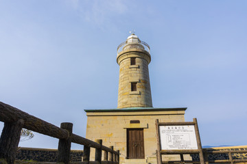 灯台と青空 (日本 - 香川 - 男木島)
