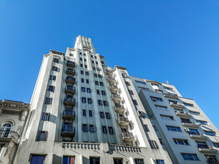 Fototapeta na wymiar Diaz Palace Building, Montevideo, Uruguay
