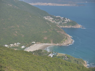 Hong Kong Dragon's Back trail landscape