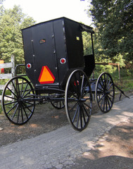 Fototapeta na wymiar Amish buggy