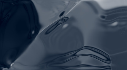 Abstract texture imitating liquid metal