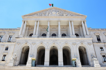 Naklejka premium Aerial view of Lisbon, Portugal