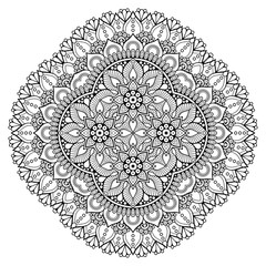 Mandala. Ethnic decorative elements