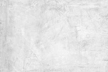 Old grunge white cement wall texture for background