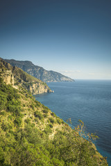 Fototapeta na wymiar Amalfi Coast in wonderful light and colors
