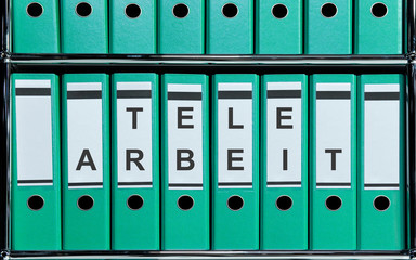 Telearbeit, Home office, symbolisch