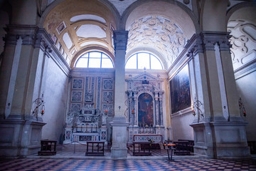 Fototapeta na wymiar Inside The Basilica di Sant'Antonio in Padova, Italy,
