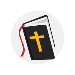 Obraz premium Holy Bible icon. isolated design element