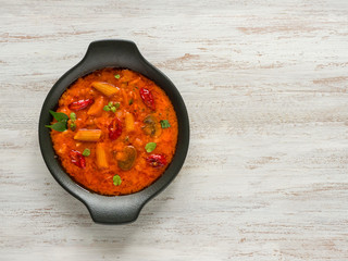 Goan vegetable curry, Indian food.