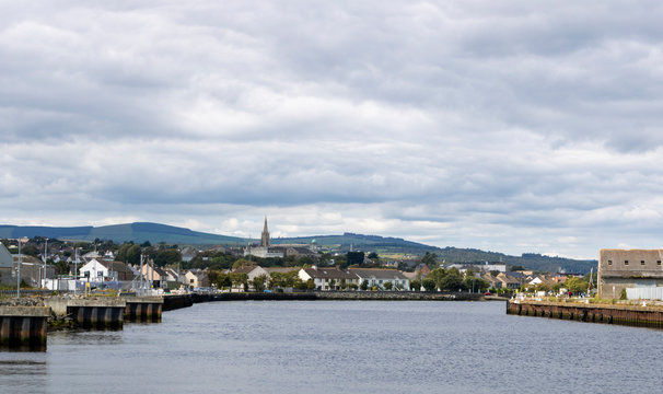 View of the Irish city of Arklow. Ireland