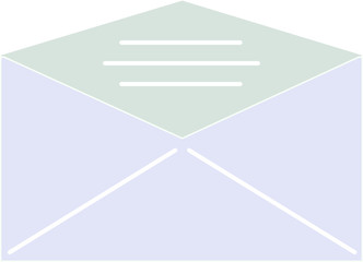 Email Message Icon - Flat Style