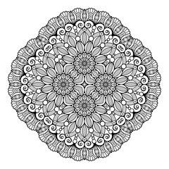 Mandala. Ethnic decorative elements