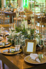 event room decoration for a wedding