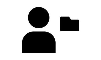 Folder, action, add, paper, file, page, data, open, search, storage, document, job, organizing, computer free vector icon 