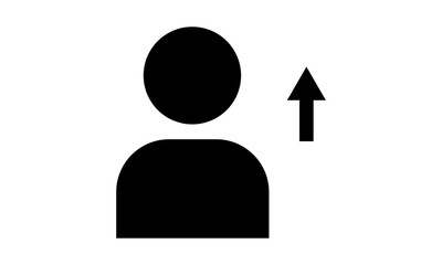 Upload, admin, manager, person, profile, user, user upload, action, info, people,business, client, office free vector icon