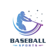 Sports baseball logo design