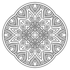 Mandala. Ethnic decorative elements