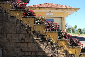 stairway to the church