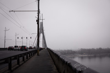 You can observe cloudy weather in Kyiv