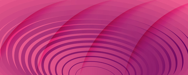 Color Flow Wave. Pink Geometric Wallpaper. 3d 