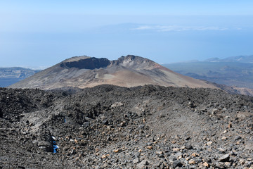 vue panoramique depuis le El Teide, ile de tenerife