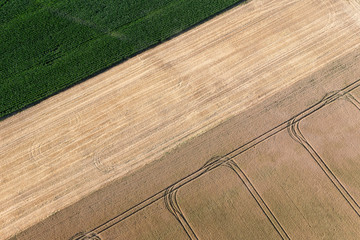 Photo aerienne de la campagne de l'Oise