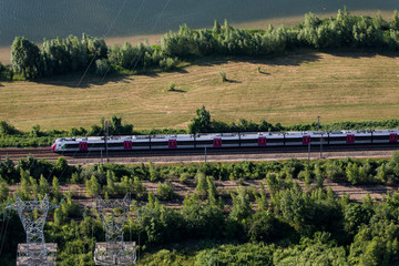 Photo aerienne de la campagne de l'Oise