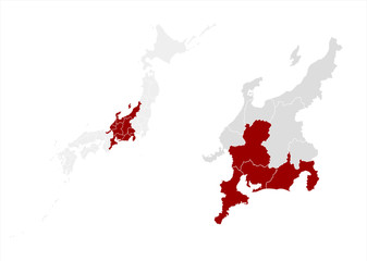 【東海】 中部地方 日本