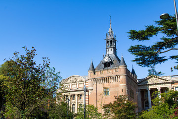 Donjon du Capitole, pr&egrave;s de la place du m&ecirc;me nom &agrave; Toulouse (Occitanie, France)