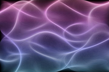 Energetic Abstract Flowing Purple & Blue Lines Background