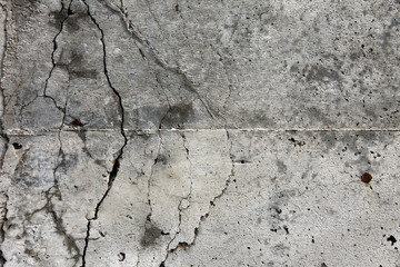 Cool-background texture of dramatic concrete with cracks