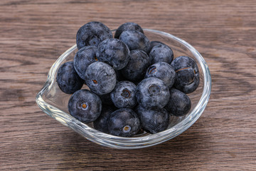 Sweet fresh juicy blueberries heap