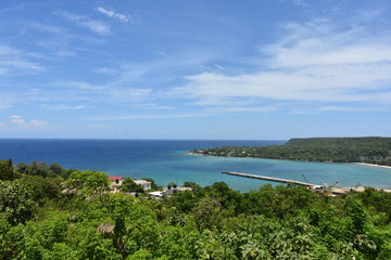 Fototapeta premium panoramic view of the island