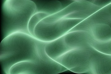 Energetic Abstract Flowing Green Lines Background