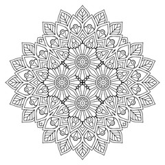 Mandala. Ethnic decorative elements