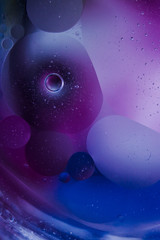 abstract purple and blue circles 