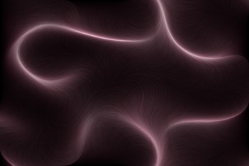 Abstract Flowing Red Lines Background