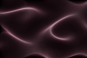 Abstract Flowing Red Lines Background