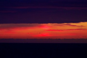 Sonnenaufgang im Südatlantik