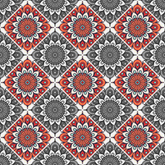 Seamless pattern. Vintage decorative elements