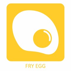 Fry egg icon