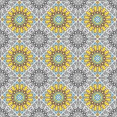 Seamless pattern. Vintage decorative elements