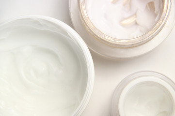 Mix of face creams for beautiful skin