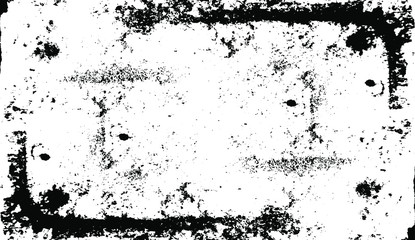 Scratched Frame. Grunge Urban Background Texture Vector. Dust Overlay. Distressed Grainy Grungy Framing Effect. Distressed Backdrop Vector Illustration. EPS 10.