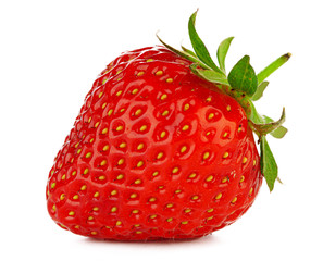 Strawberry isolated on white background.