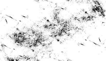 Scratched Grunge Urban Background Texture Vector. Dust Overlay Distress Grainy Grungy Effect. Distressed Backdrop Vector Illustration. Isolated Black on White Background. EPS 10.