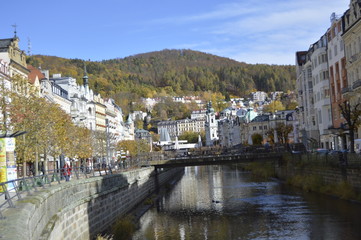 Fototapeta na wymiar Karlovy Vary República Checa